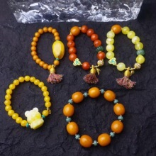 复古民族风新中式仿蜜蜡流苏手链民族风古风时尚送闺蜜手饰品礼物