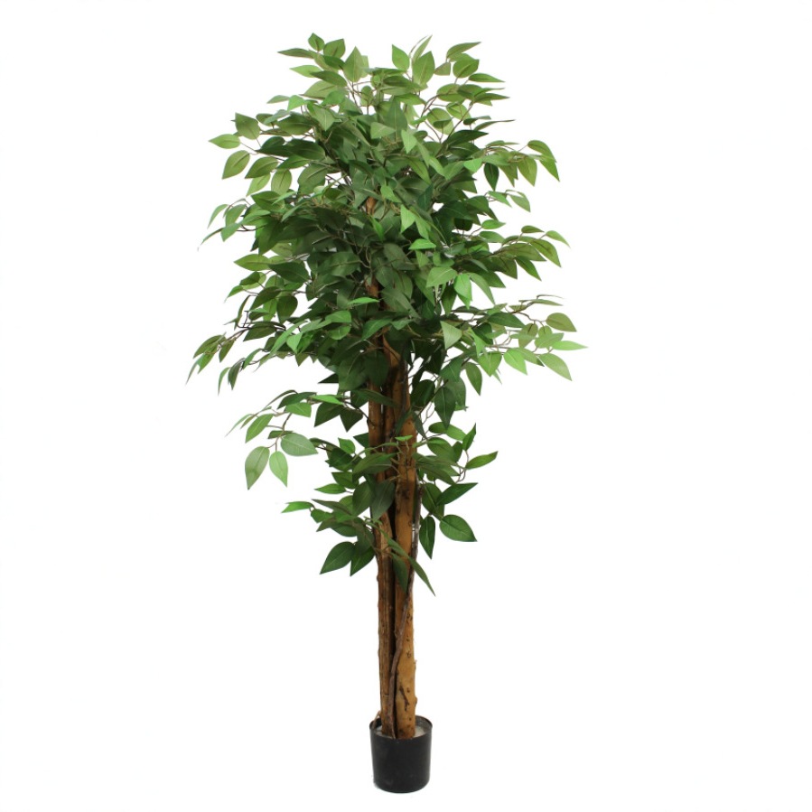 Wholesale Artificial Banyan Tree Bonsai Faux Ficus Cage Tree