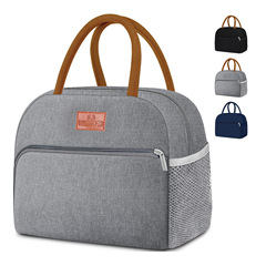 Amazon best-selling large-capacity insulated bento box bag, thick aluminum foil lunch bag, outdoor hand-held picnic bag