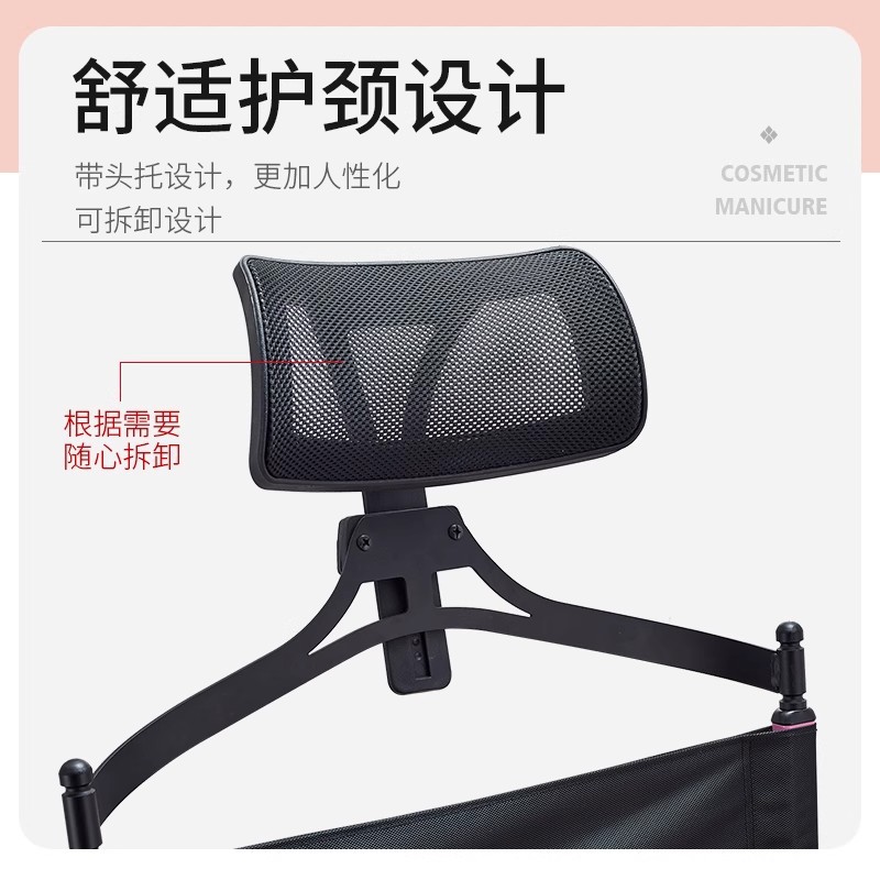 Maquillaje profesional silla de maquillaje plegable simple silla de maquillaje plegable de aluminio portátil al aire libre respaldo silla de maquillaje pies altos