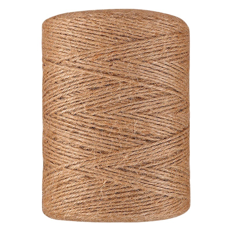 Cuerda de cáñamo cuerda decoración al por mayor tejida a mano gato rasguño espada fina gruesa DIY decorativa tubería de agua trenzado hilo lino color