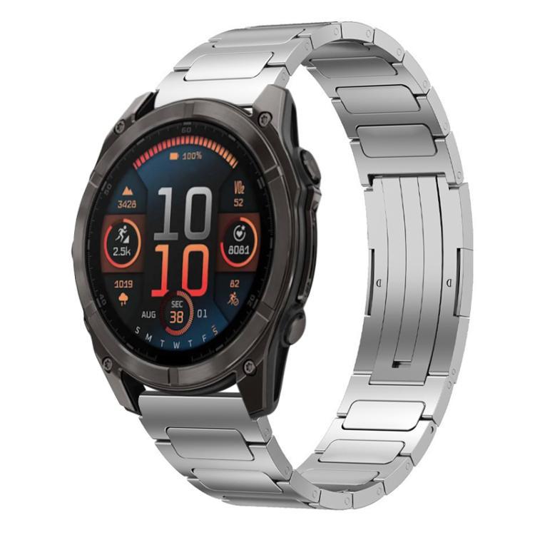 26mm I-clip correa de acero inoxidable adecuada para Canon Phoenix 8 / 7X / 6X / 5X correa de metal