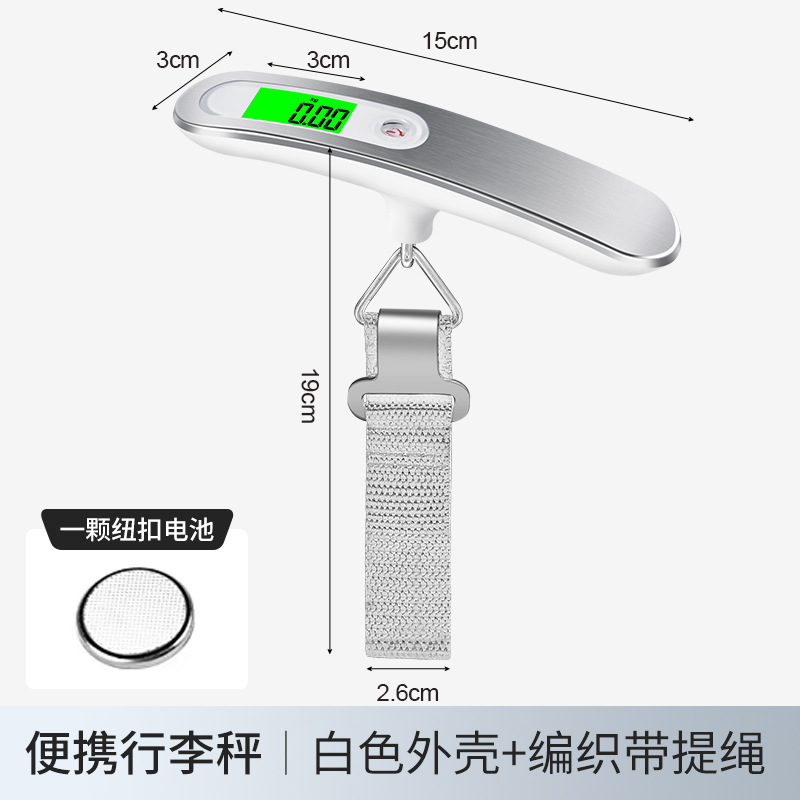 Escala electrónica al por mayor Mini Escala electrónica portátil escala portátil 50kg báscula de equipaje escala de peso de alimentos