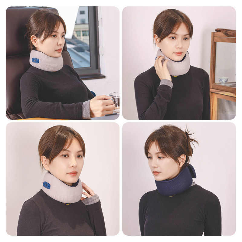 New multifunctional U-shaped massage pillow travel car home portable memory cotton electric U-shaped pillow wholesale