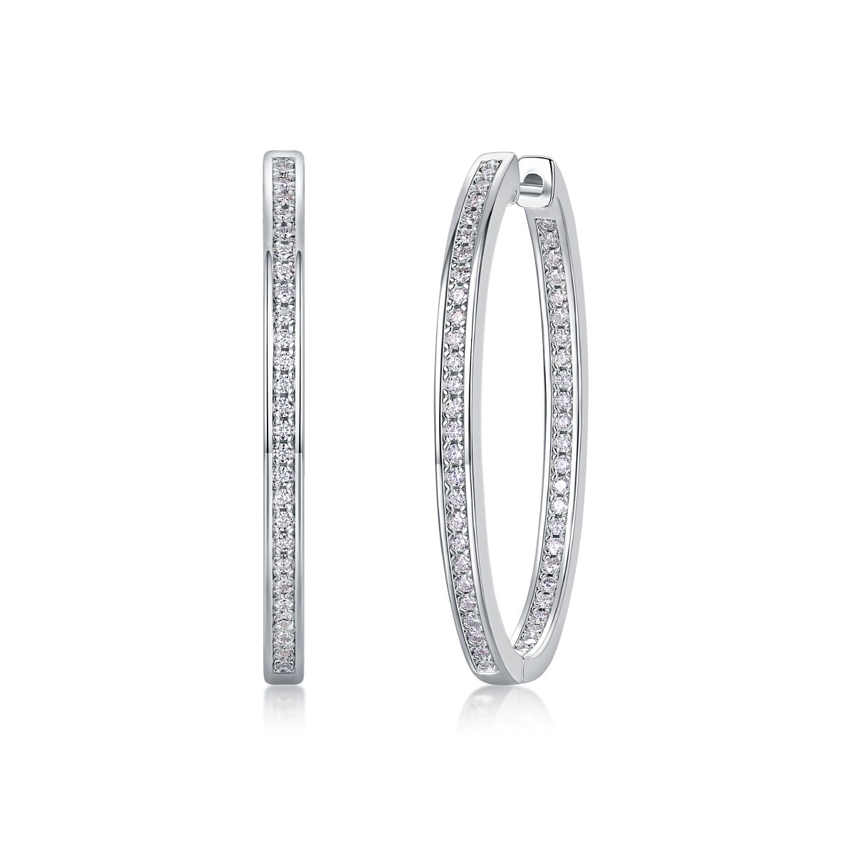 Earrings, silver 925 sample, wholesale
