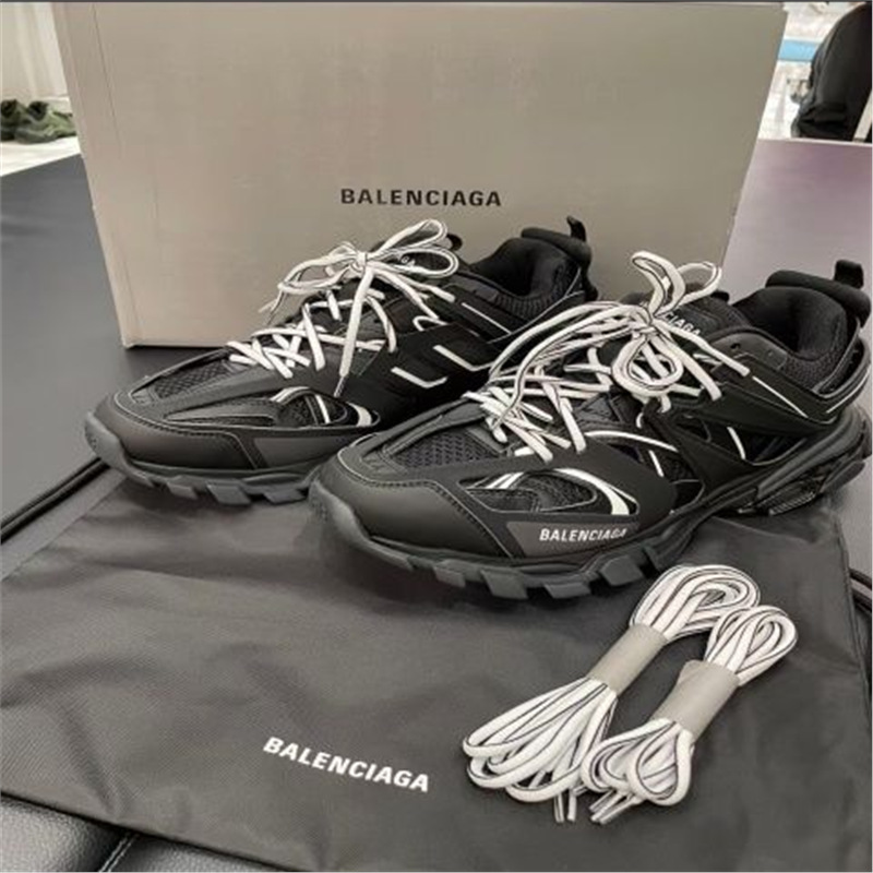 Pure Original Correct Version Paris Track3.0 Dad Couple Trend 1.0 Third Generation Ins Sports Shoes Men and Women Trend Cross