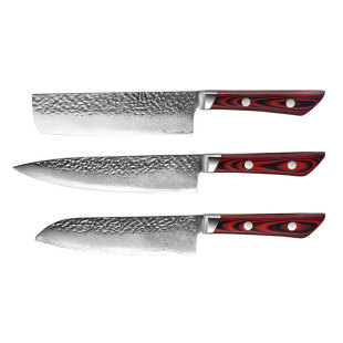 Damascus steel VG10 chef knife suit meat cutting kitchen knife chef knife stainless steel household knife cross-border