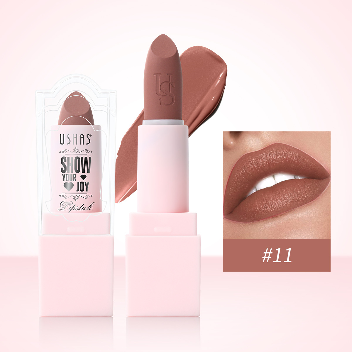 USHAS Cross-Border Spot Mat Lipstick LP2287A + B