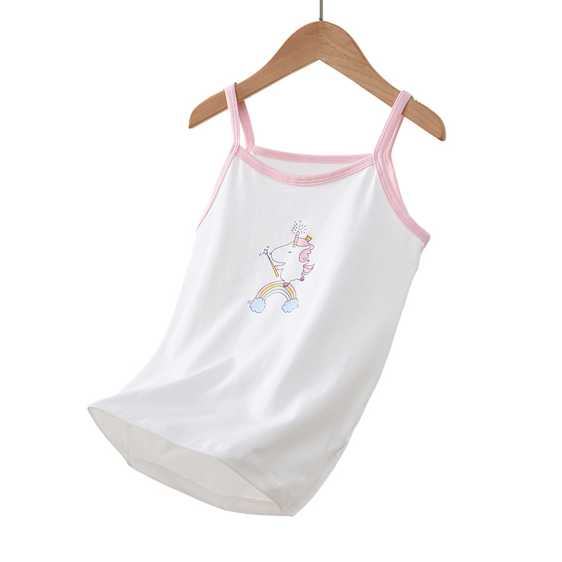 Sin hueso ropa para niños Nueva camisola de las niñas de dibujos animados bebé fresco impreso verano camisola elástico entrega de una sola pieza
