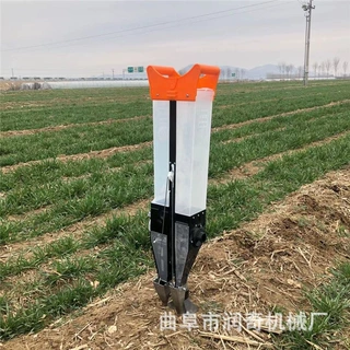 手提式玉米播种工具花生大豆蔬菜点播器手动播种机施肥播种一体机