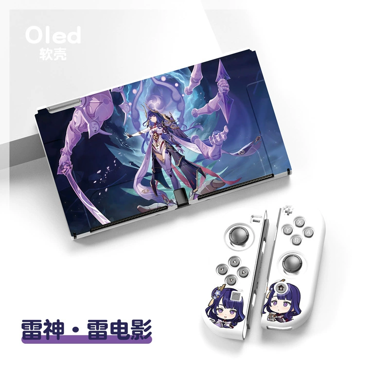 Защитный чехол для Genshin Impact OLED цветной матовый Nasida Split TPU мягкий чехол