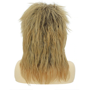 Wig Gradient Color Corn Perm Chemical Fiber Front Lace Wig European and American Wig Short Curly Hair Drop Shipping