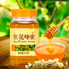 Farmhouse natural wild osmanthus honey 500g natural mature honey tastes fresh and sweet bottled drinking food