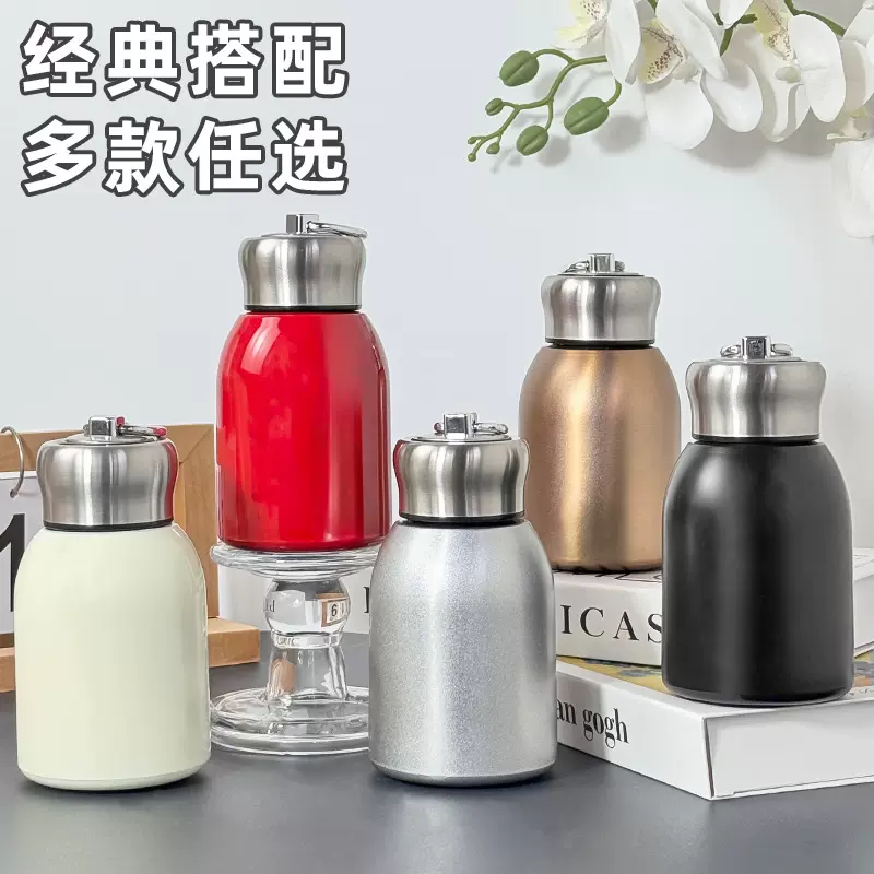 新款2025迷你小胖丁保温杯小巧便携国风水杯女士高颜值口袋杯子