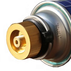 戶外便攜分體式猛火爐頭默認扁氣罐接長氣罐轉換頭卡式爐具轉接器