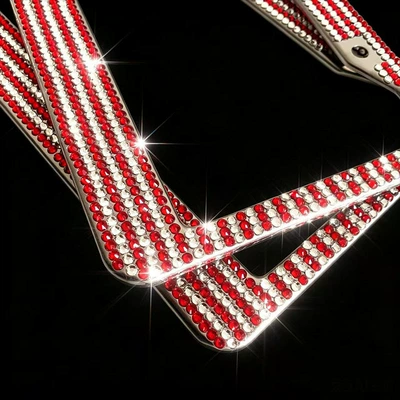 Rhinestone License Plate Holder, License plate holder/license plate holder