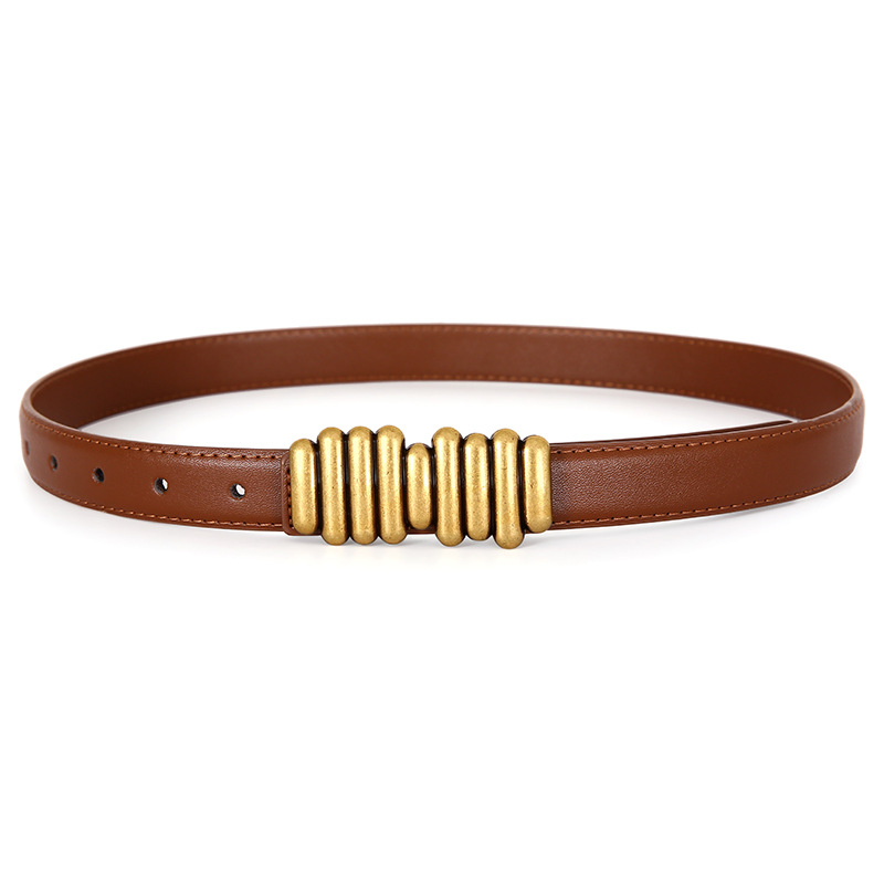 Cinturón de cuero, jeans para mujer, decoración de cinturón, vestido, traje, suéter, accesorios ins2024 nuevo