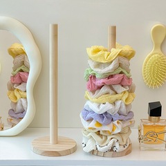 卸売りヘアリング収納神器大腸ヘアリング装飾棚実木展示棚ヘアクリップサメアクセサリー棚