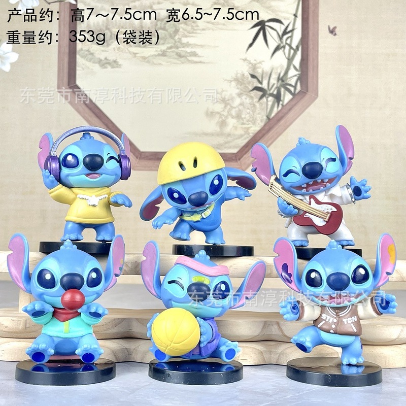 国境を越えたスティッチフィギュアハロウィンスティッチ人形ブラインドボックスガシャポン人形マシン装飾品卸売ドロップシッピング|undefined