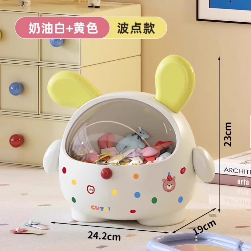 墩墩狗收纳盒桌办公室桌上小零食玄关首饰发饰化妆品小杂物盒子|undefined