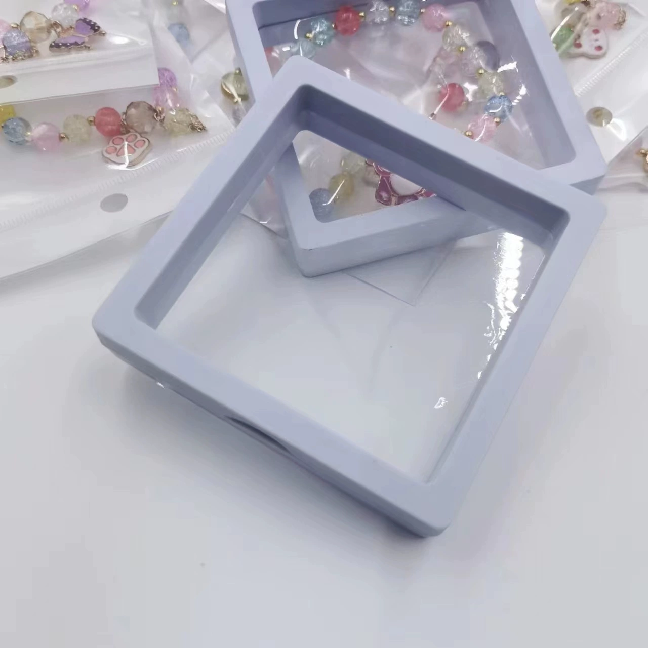 "Summer crystal bracelet, beads, pendant, Birthday gift"
