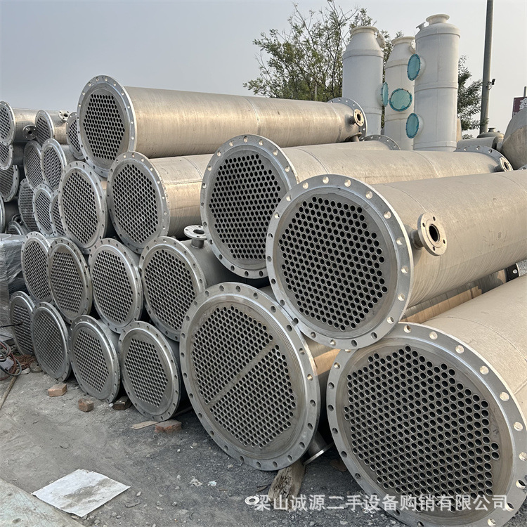 二手不锈钢冷凝器 蒸发器冷凝器 304不锈钢列管式冷凝器 化工设备