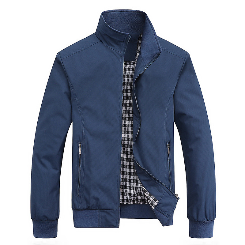 2024 New Men's Jacket Spring and Autumn Casual Men's Cross-border Korean Handsome Aviator Zipper Jacket Coat 2024 New Men's Jacket Spring and Autumn Casual Men's Cross-border Korean Handsome Aviator Zipper Jacket Coat