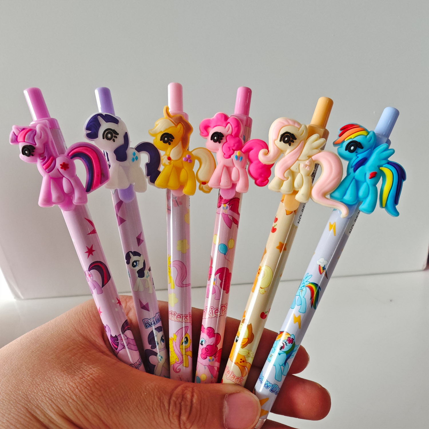 Pony Kelly parche lápiz automático estudiante escritura suave y cómodo lápiz de actividad dibujos animados 0.5 lápiz de escritura