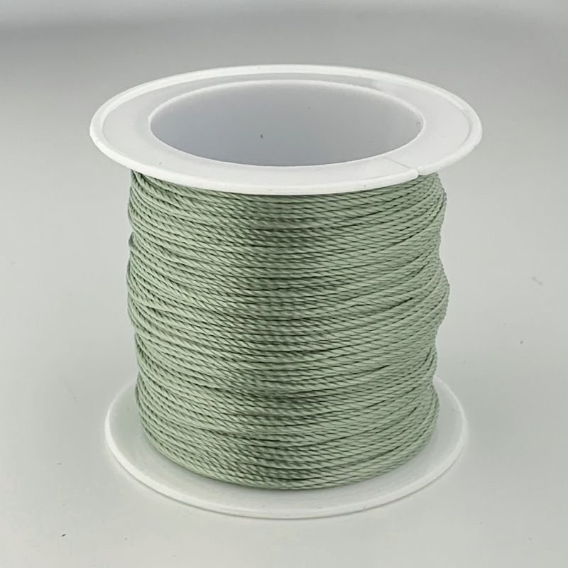 12 hilos de alambre trenzado hilo rojo hilo de color Morandi cuerda trenzada collar cuerda cuerda trenzada a mano material de bricolaje