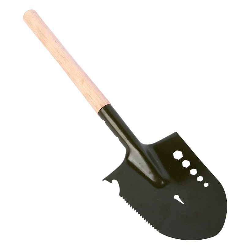 Производители напрямую поставляют инженерную лопату деревянную рукоятку лопату для кемпинга на открытом воздухе