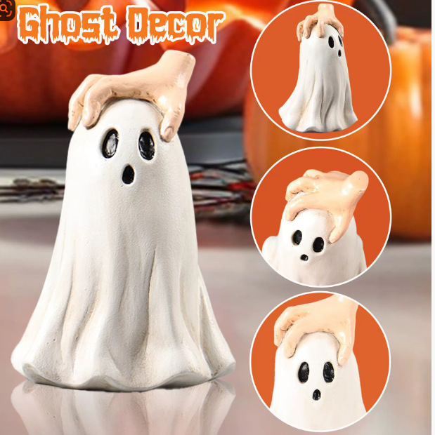 跨境新品Halloween Swing Ghost Decoration 万圣节秋千鬼魂装饰|undefined