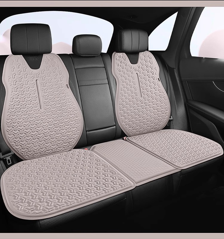 Summer Car Seat Cushion Universal Cooling Pad Honeycomb Breathable Ventilated Seat Back Non-Slip Jelly Cold Gel Single Pad
