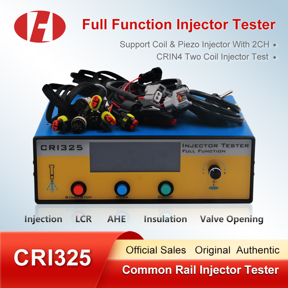 CRI325 full-function common rail injector with AHE tester