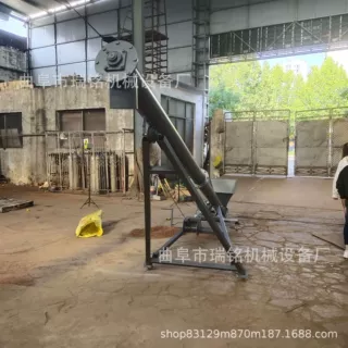 麦麸螺旋提升机TGFF304不锈钢材质面粉白沙糖螺旋提升机U型输送机