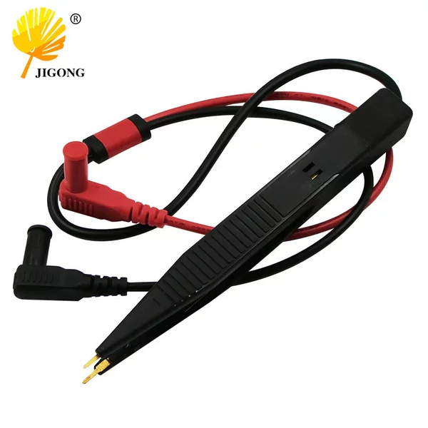 Capacitance test pen, precision probe for surface mount components, tweezers for surface mount inductor testing, can be used to test resistance, capacitance, and inductance