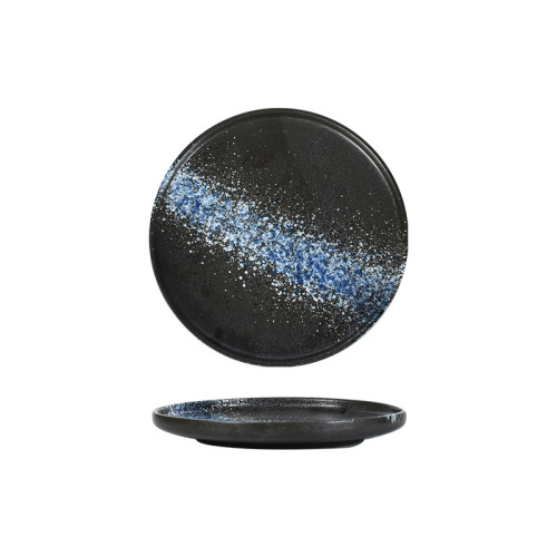 Cross-border steak dinner plate, household ceramic Western-style Italian plate, Japanese-style sushi plate, breakfast snack plate, creative pizza plate