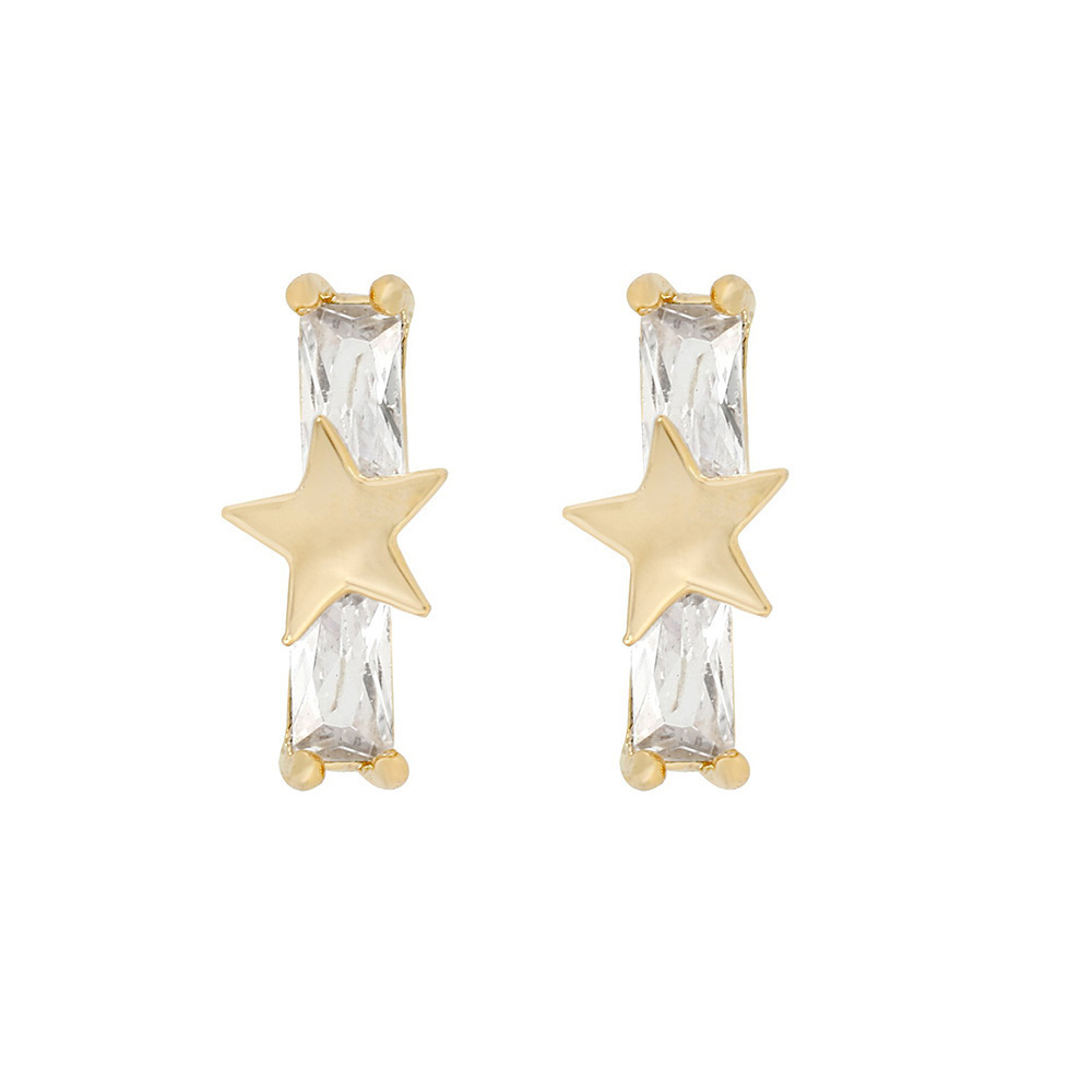 4g Weight Zinc Alloy Ear Needle Material Rhinestones Inlay Material Ear Studs Classification 1 Pair Quantity Travel, Daily Occasion Alloy Material Animal, Fruit, Starfish Pattern Women's Gender Inlay Design Cute Style 1 Pair Cute Animal Fruit Starfish Inlay Alloy Rhinestones Ear Studs 21