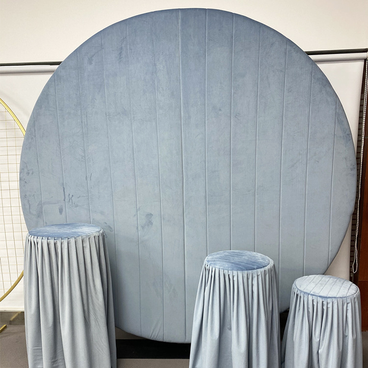 婚庆派对道具绒布画面 背景屏风背景板生日装饰天鹅绒活动背景墙