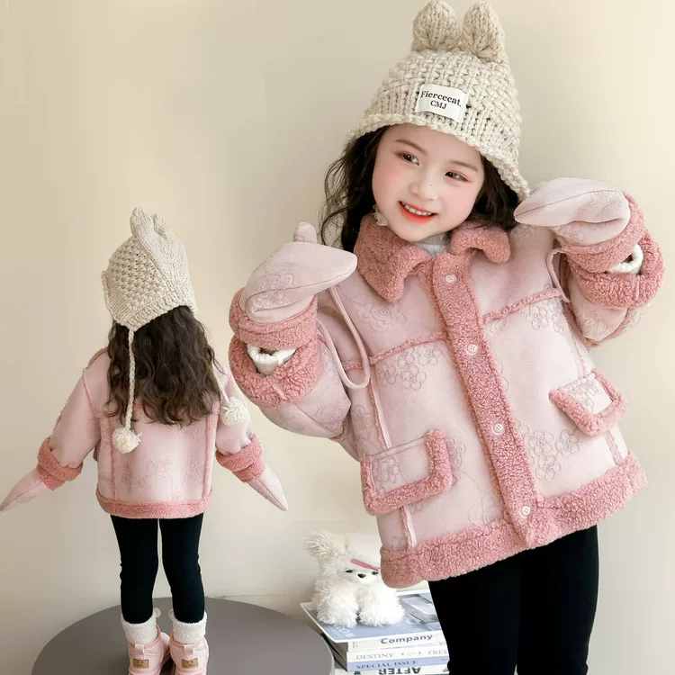 (Cross-border trading), children's velvet warm down jacket, children's clothing