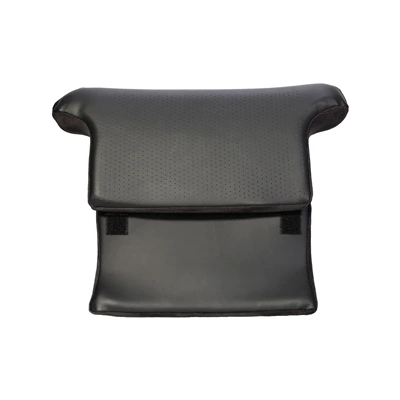 Car supplies adjustable lumbar memory foam cushion car office seat lumbar breathable pillow (Waist support) - adjustable-lumbar-black
