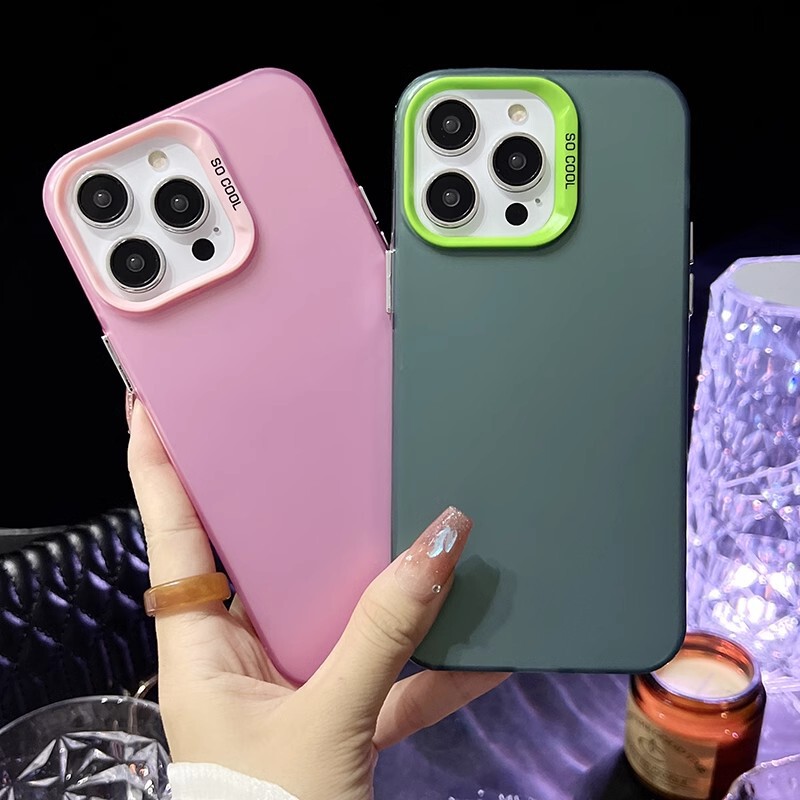 iPhone16に適した高級感のある13/14カラーシルバーIMDマット15ProMax無地12フルカバー17保護ケース|undefined