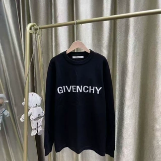 接代发/接定制GV新款潮牌网红字母针织毛衣男女满身圆领宽松上衣