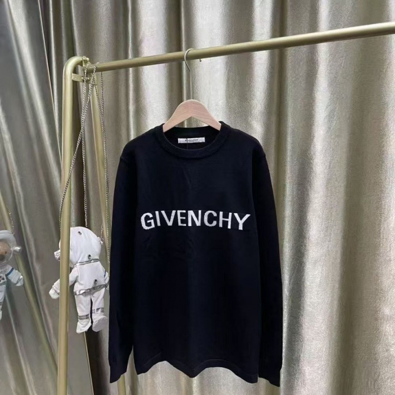 Accept Dropshipping/Custom Orders for Gv New Trendy Brand Letter Knit Sweater, Unisex Full-Body Round-Neck Loose Top Accept Dropshipping/Custom Orders for Gv New Trendy Brand Letter Knit Sweater, Unisex Full-Body Round-Neck Loose Top