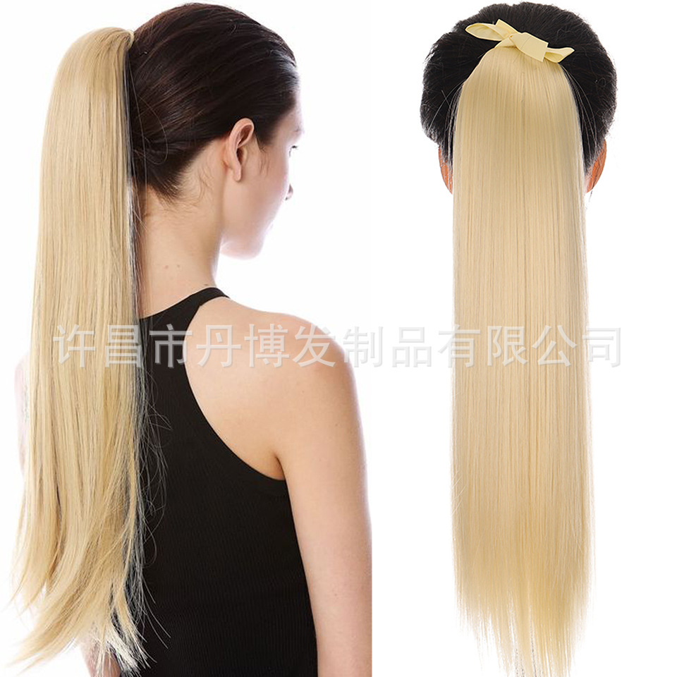 55CM recta-102 de oro blanqueado