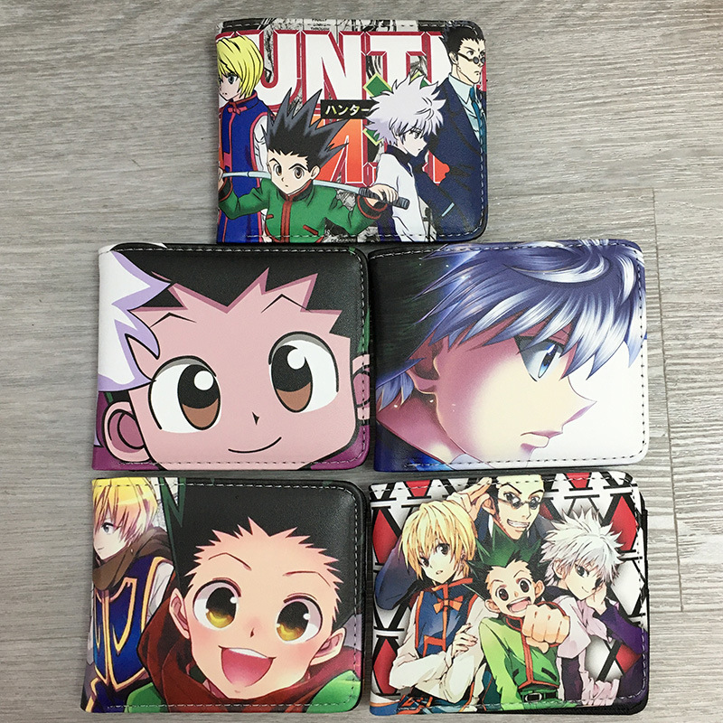 Anime peripheral full-time hunter short wallet Coola pickup truck Xiaojie simple coin purse card holder student wallet