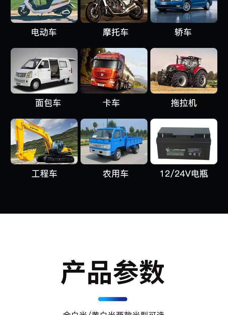 Electric Vehicle Led High-Intensity Laser Cannon Light Motorcycle Modified Spotlight 12V-80V Super Bright Headlight Assembly Car Light