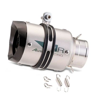 Motorcycle sports car modified Motorcycle exhaust pipe - titanium-60mm