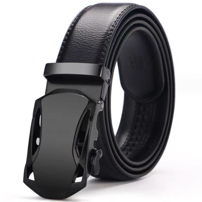 Men's Genuine Leather Automatic Buckle Luxury Belt Wholesale Simple Versatile Denim Belt Manufacturer