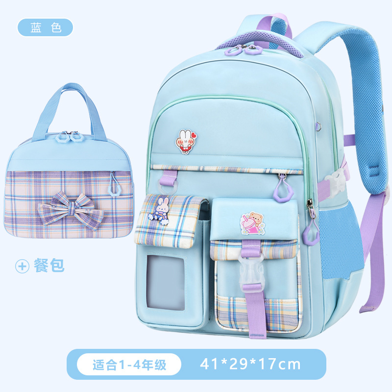 Nueva mochila escolar de estudiantes de secundaria, niñas de gran capacidad para reducir la carga 3 - 6 - 9 - 12 grados mochila de hombro para niños ligera