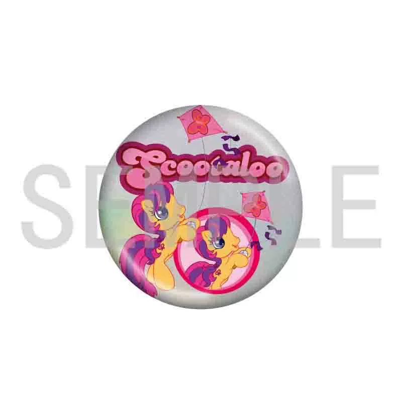 Старшая деталь Little Ma Bolly 75 Двойная вспышка Панель Значок Bad My Little Pony, Hyatt, Ziyue Yunbao Apple Jiaer